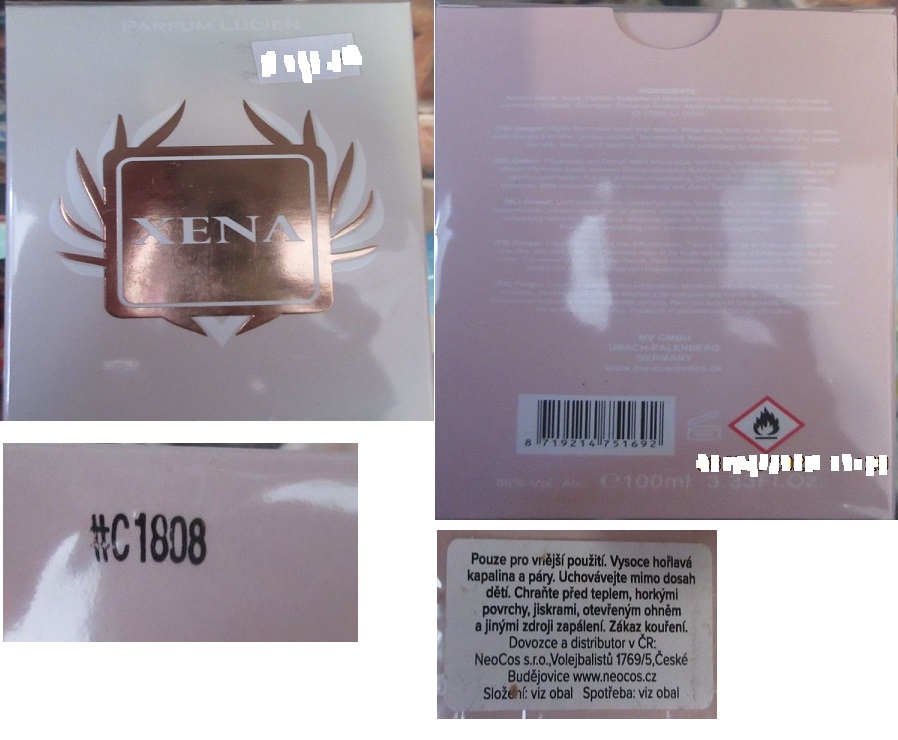 Parfémová voda XENA, eau de parfum, PARFUM LUCIEN: Fotografie