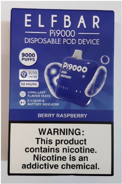 Jednorázová elektronická cigareta zn. ELFBAR Pi9000 Disposable Pod Device: Fotografie