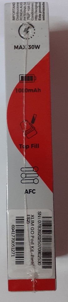 Elektronická cigareta opakovaně plnitelná OXVA xLim Go, pink, 2,0 ml: Fotografie č. 2