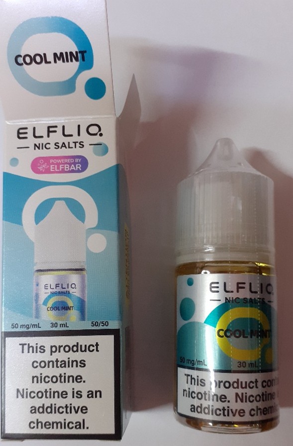 Náhradní náplň do elektronické cigarety ELFLIQ nic salts, Powered by ELFBAR, e-liquid, různé příchutě: Fotografie č. 5